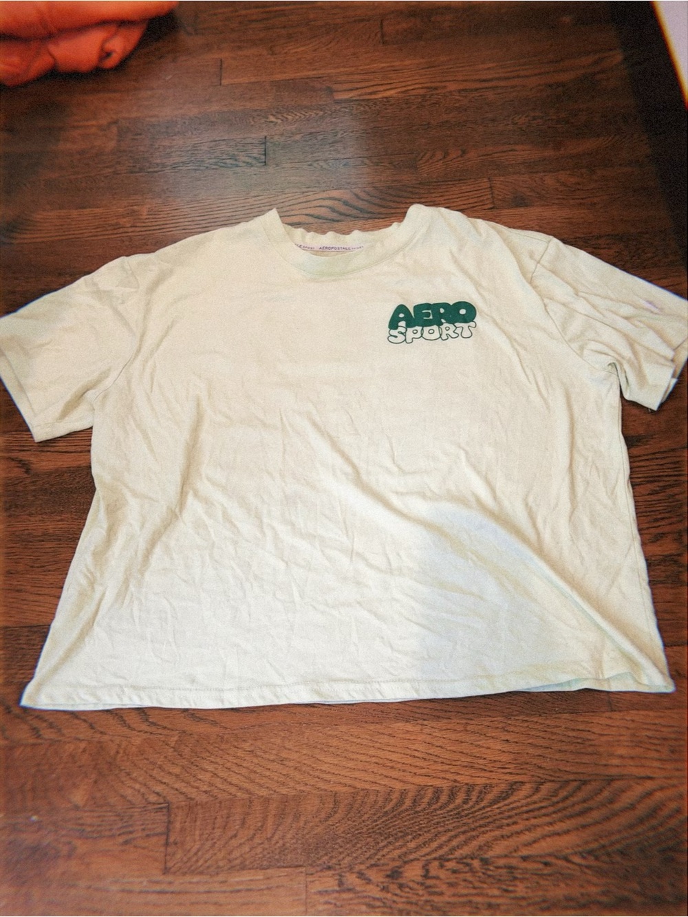 Aeropostale Light Green Tee with Dark Green Logo